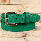Ostrich Leather Belt 1.5"