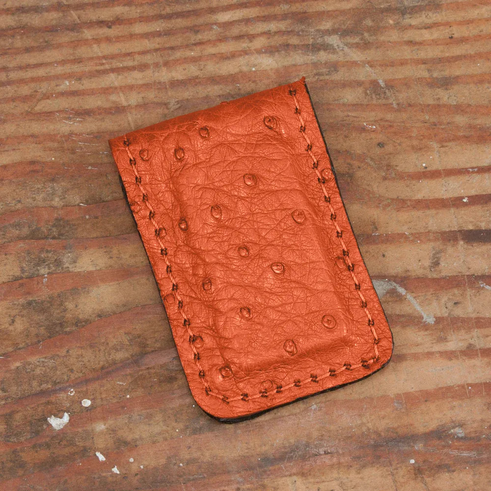 Ostrich Cash Clip
