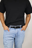 Alligator Full Gloss Black Belt
