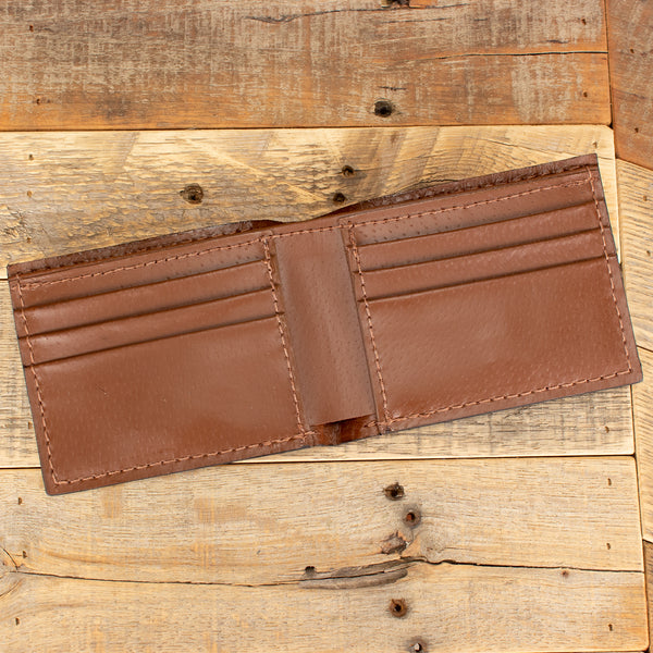Amish Hand Made Black Shark Leather Billfold – Yoder Leather Company