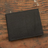 Black Bison Leather Wallet