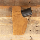 Brown Cowhide Leather Holster with Sweat Guard