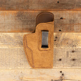 Clip Holster Brown Leather