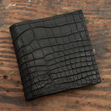 Alligator Leather Hipster Black