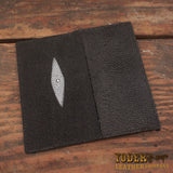 Stingray Black Checkbook
