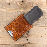 Alligator Leather Magnetic Wallet