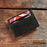 Magnetic Money Clip Hippo Leather Wallet