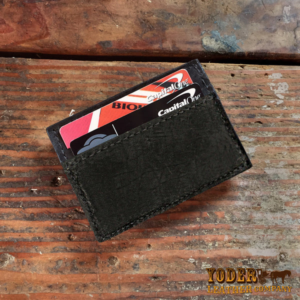 新品未使用品 SLOW bridle money clip BLACK clipwallet-hippo-
