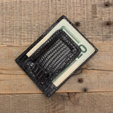 Black Lizard Money Clip Wallet