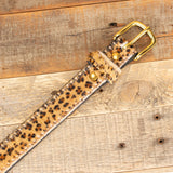 Furry Leopard Belt