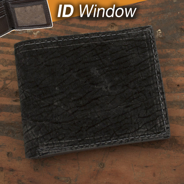 Amish Hand Made Black Hippo Billfold ID Wallet – Yoder Leather Company