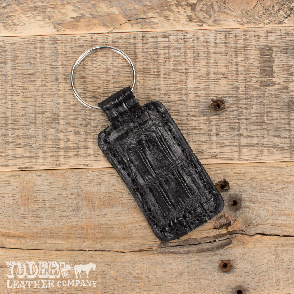 Alligator Leather Key Fob