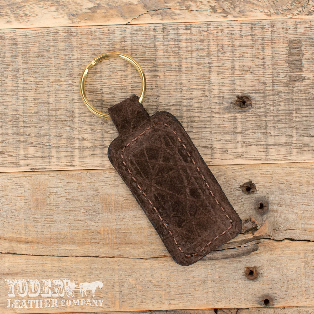 Hippo Leather Key Fob