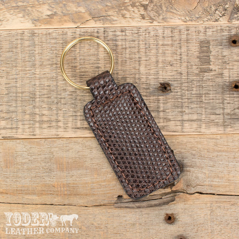 Brown Tegu Lizard Key Fob
