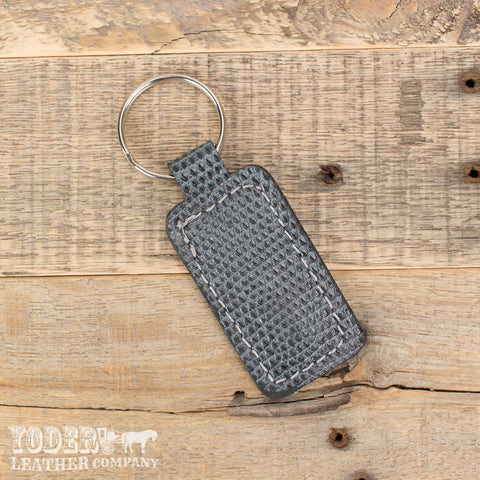 Tegu Lizard Leather Key Fob