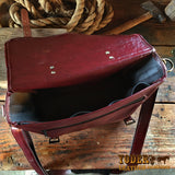Burgundy Leather Computer Bag
