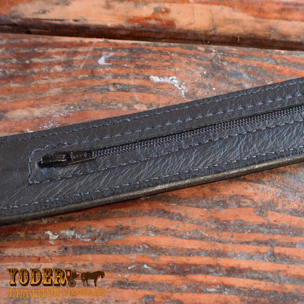 belt with money zipper