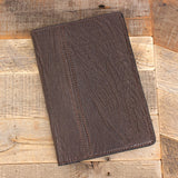 Brown Sharkskin Portfolio Notepad