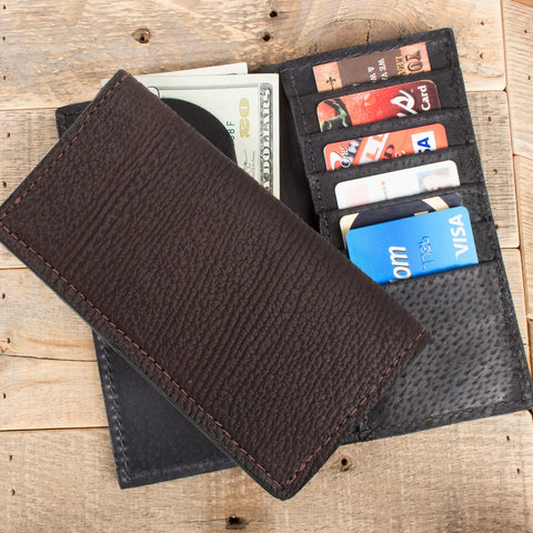 Brown Shark Checkbook Wallet