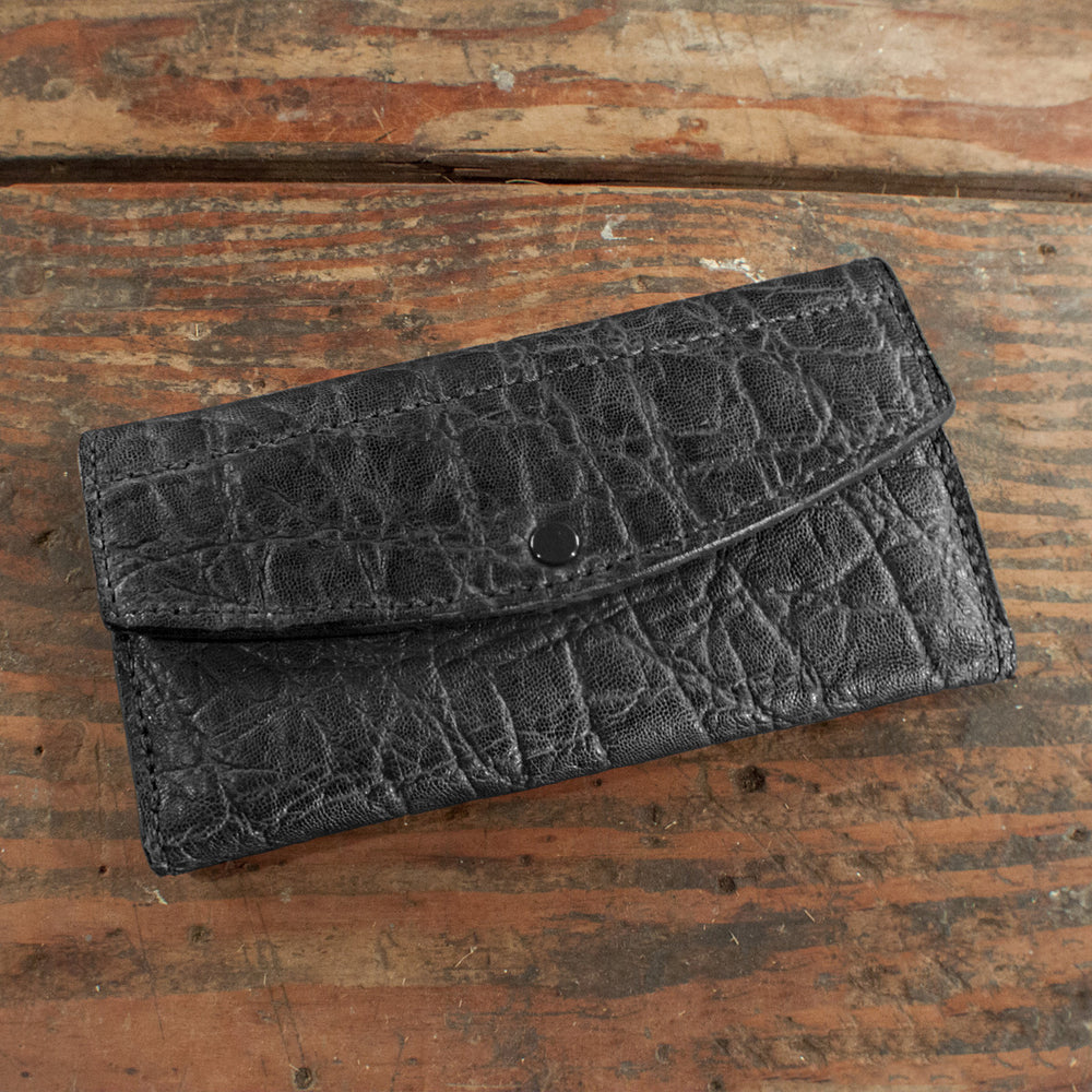 Black Elephant Women's Clutch Wallet