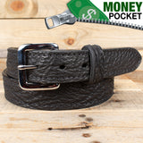 Black Shark Skin Belt