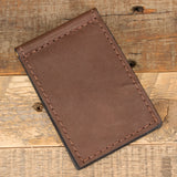 Kangaroo Leather Skinny Clip Wallet