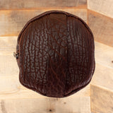 Dark Brown Bison Leather Hygiene Kit