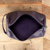 Purple Leather Hygiene Kit