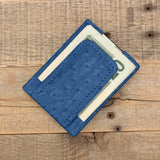 Ostrich Cash Clip Wallet