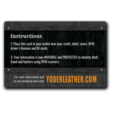 RFID Blocking Wallet Card