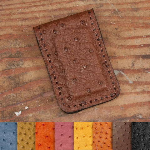 Ostrich Cash Clip