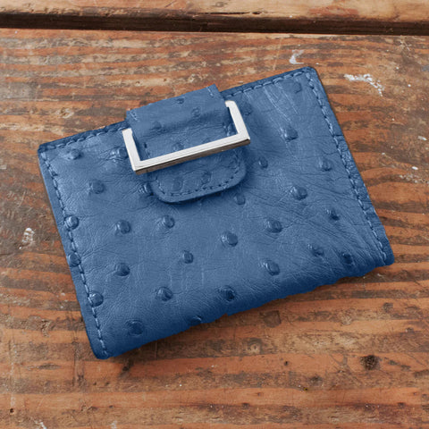 Ostrich Blue Women's Wallet