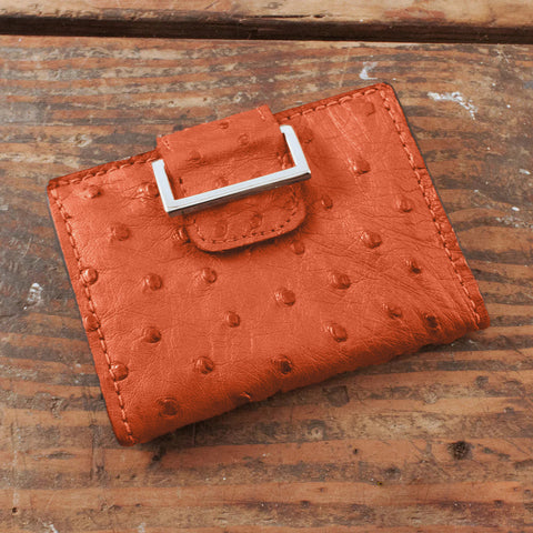 Ostrich Orange Women's Wallet