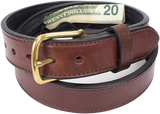Stitched Brown Money Belt