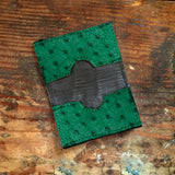 Ostrich Card Case Wallet