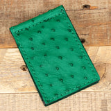 Ostrich Skinny Clip Wallet