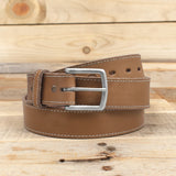 The Suede - Men's Leather 1.5" Dress Belt-Yoder Leather Company