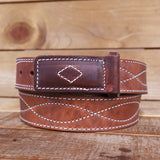 Scratchless Mechanic's Belt - Black Figure 8 1.25"