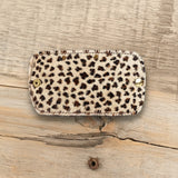 Furry Cowhide Key Holder