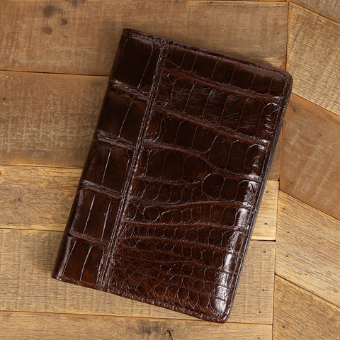 Alligator Full Gloss Brown Portfolio