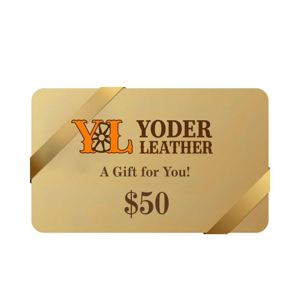 Yoder Leather Gift Card Made From Real Leather – Yoder Leather Company