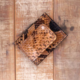 Python Caramel Money Clip & Belt Bundle