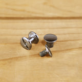 Set of Chicago Screws (2 Pack) - Polished Chrome-Yoder Leather Company