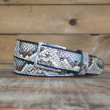 Python Hand Painted Opal Belt-Yoder Leather Company