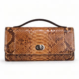 Italian Python Clutch