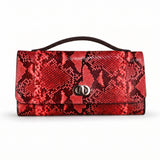 Italian Python Clutch