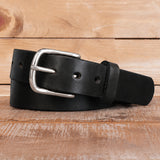 Men's Smooth Black Belt