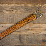 Crocodile Golf Belt with Silver Buckle