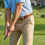 Crocodile Golf Belt with Gold Buckle