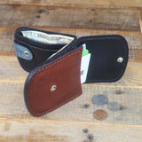 Cowhide Brown Cab Wallet